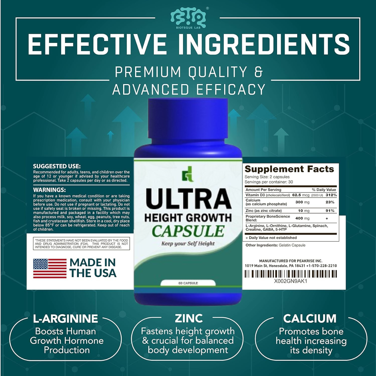 ULTRA HEIGHT GROWTH CAPSULE